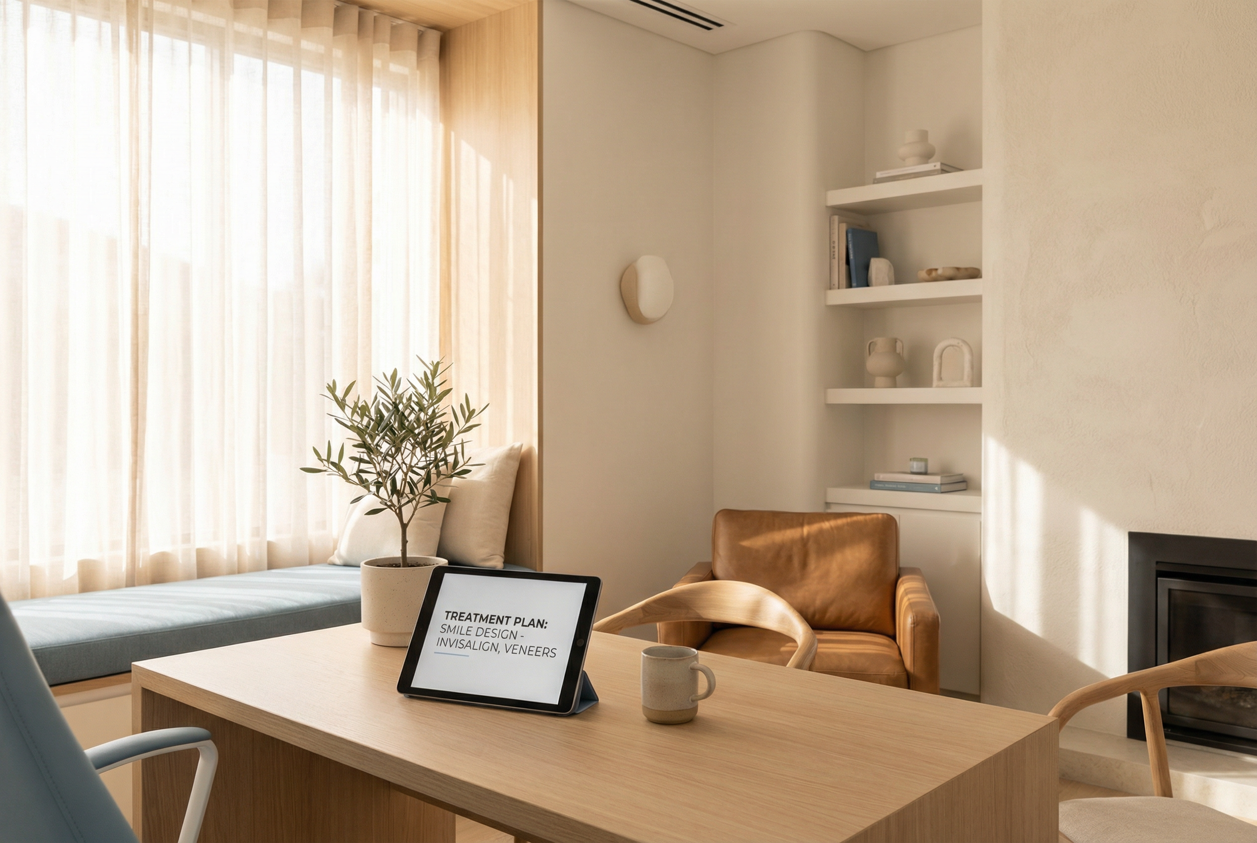 Modern dental consultation room