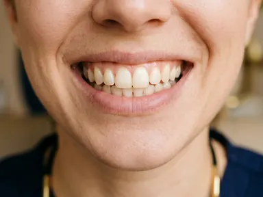 Natural smile showing the upper smile zone